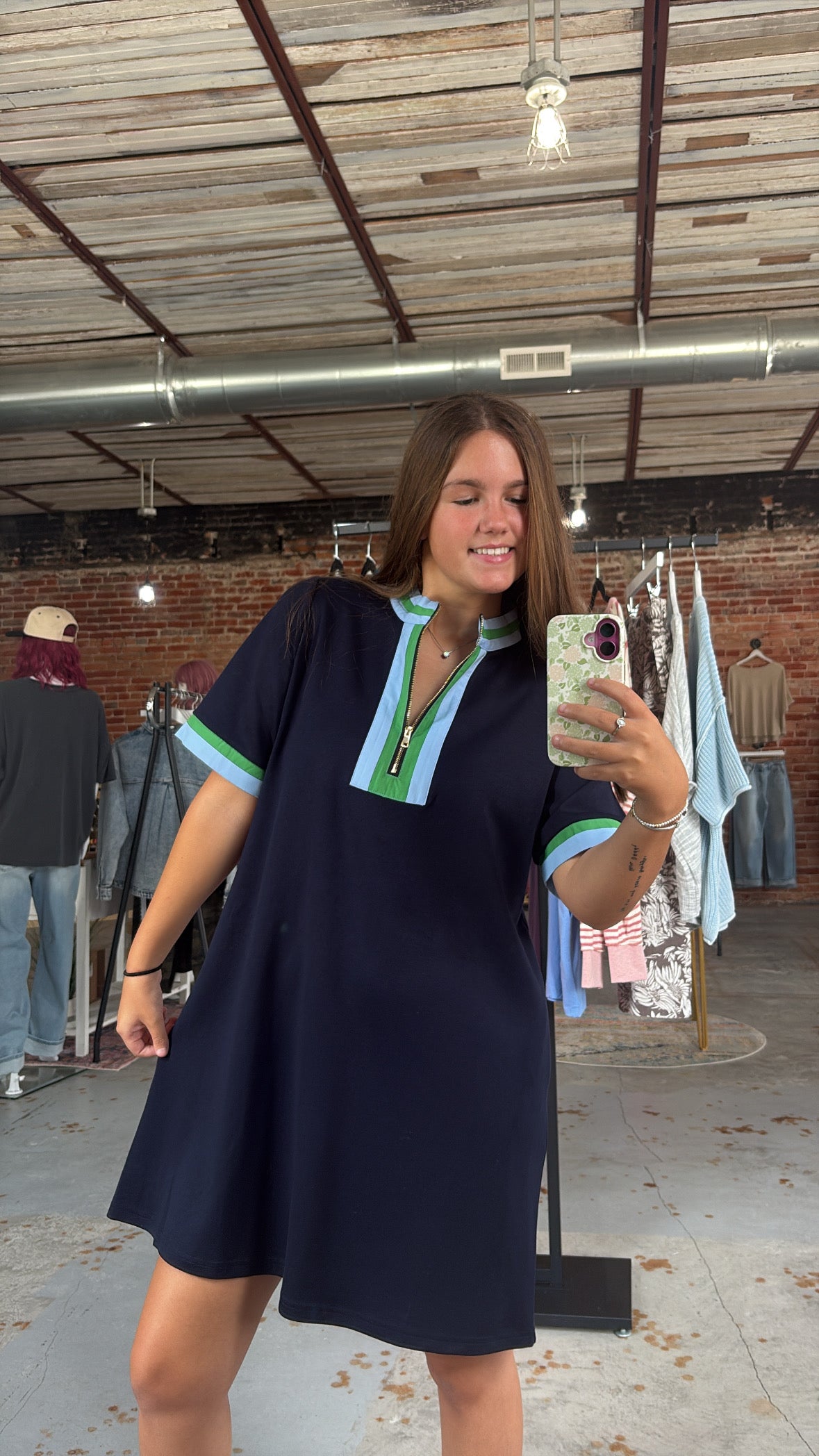 Zip front Dress