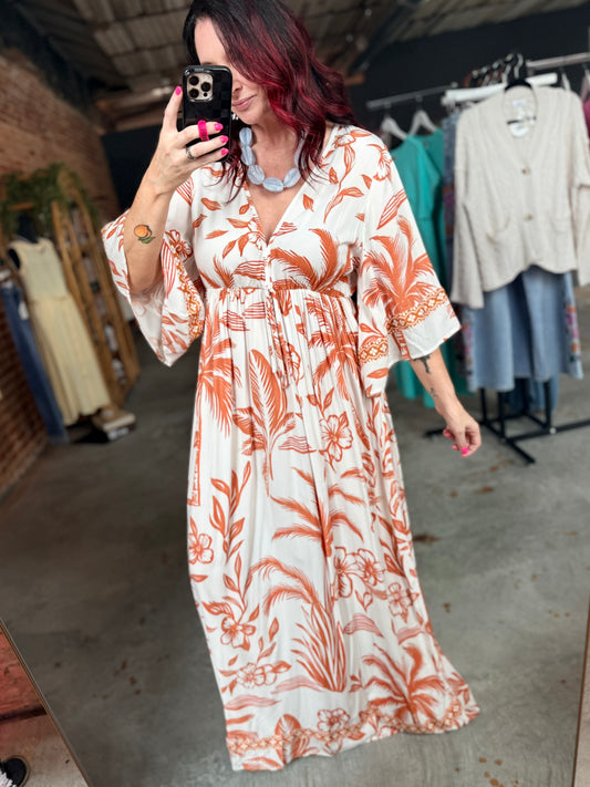 In the Jungle Kaftan Dress