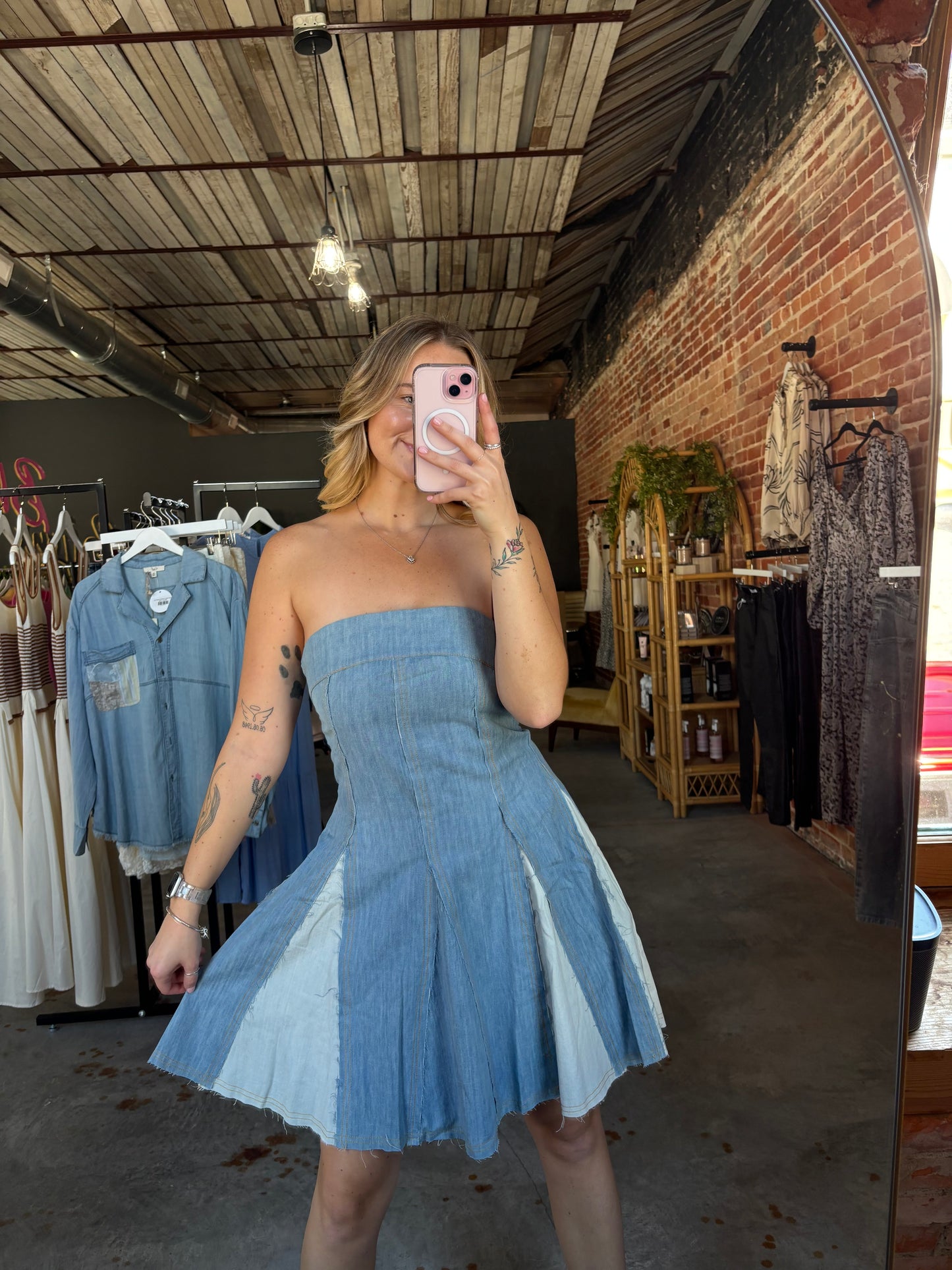 Denim Mini Dress