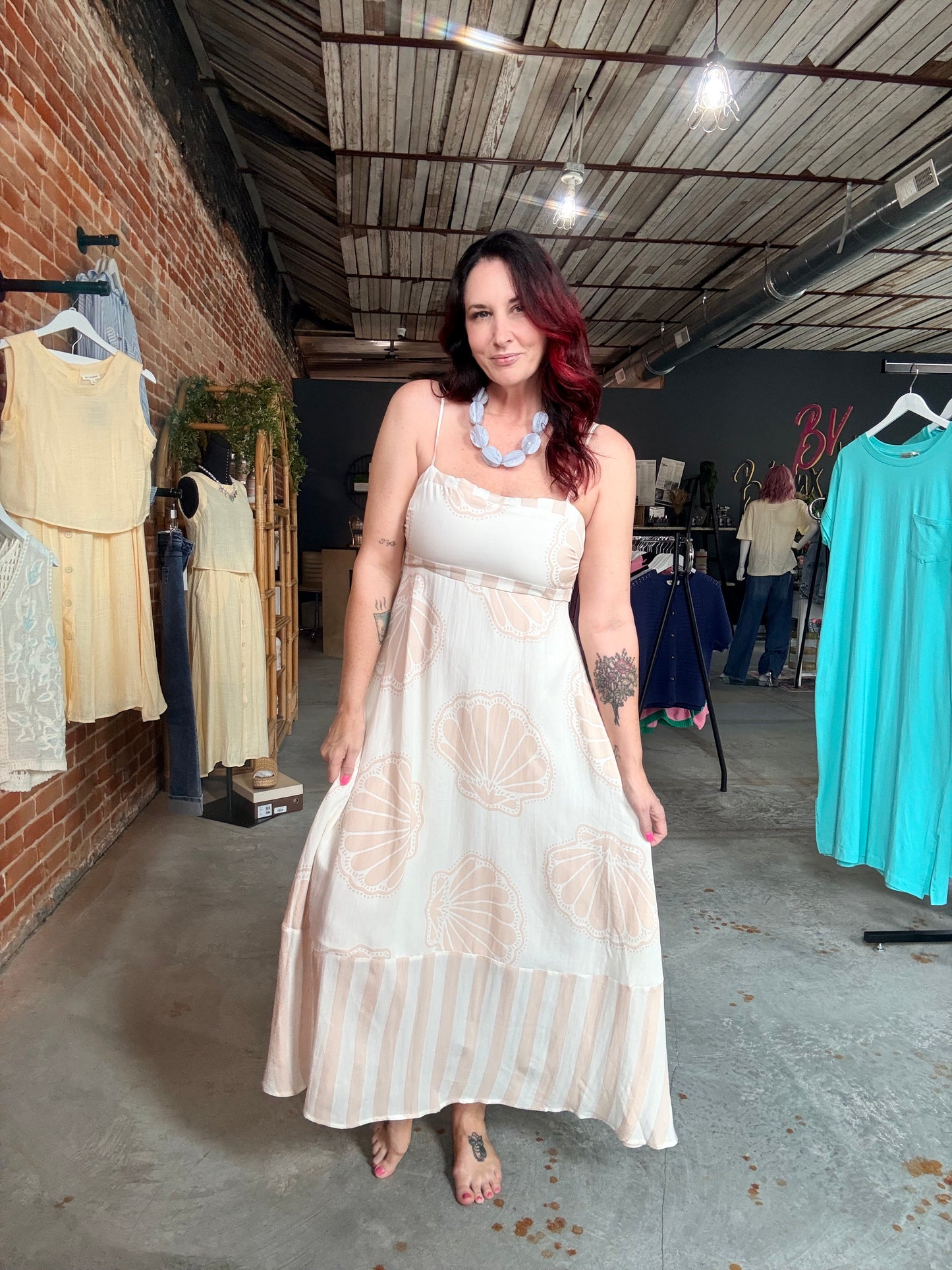 Seashell Midi Dress