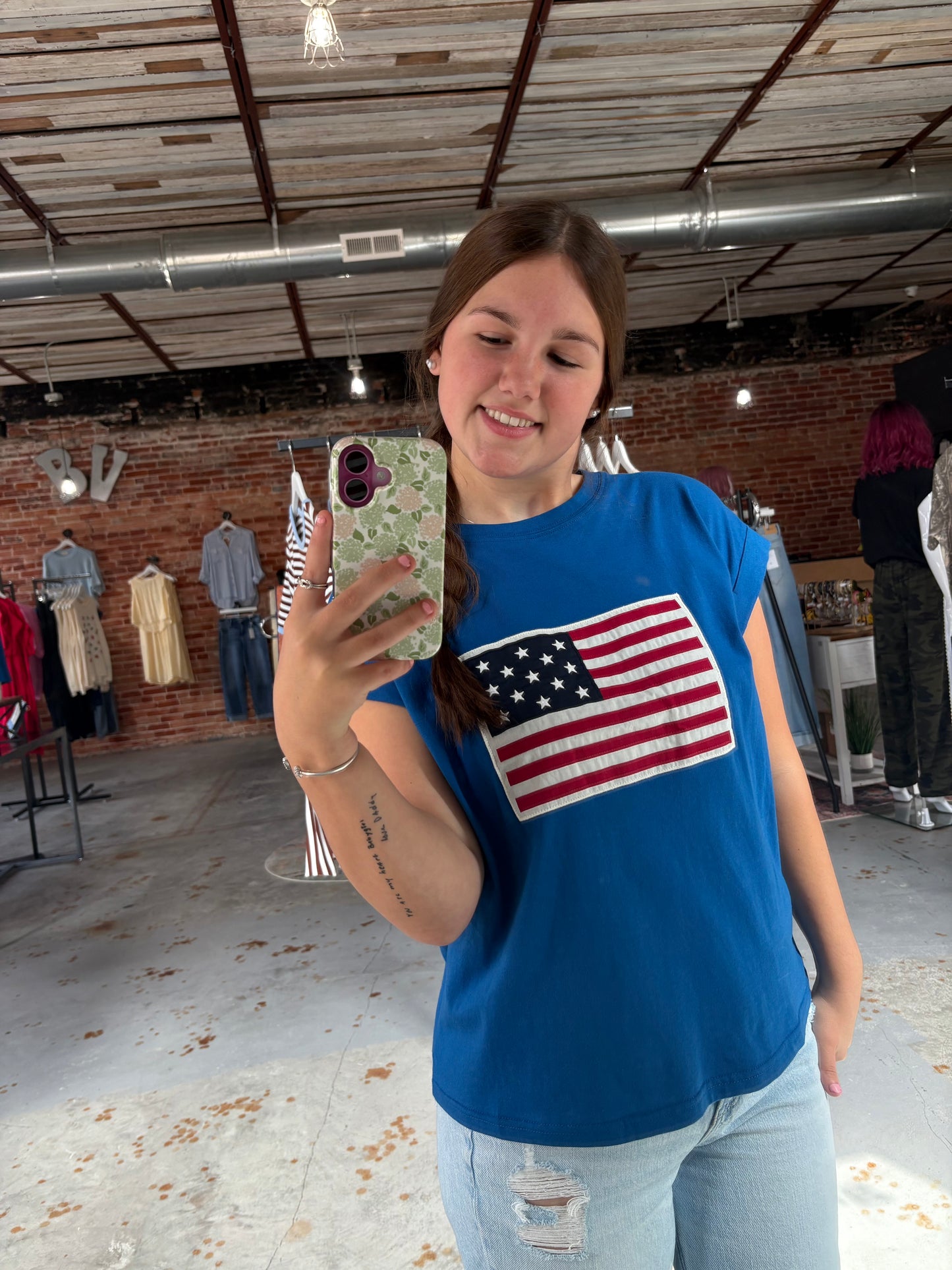 American Flag Tee