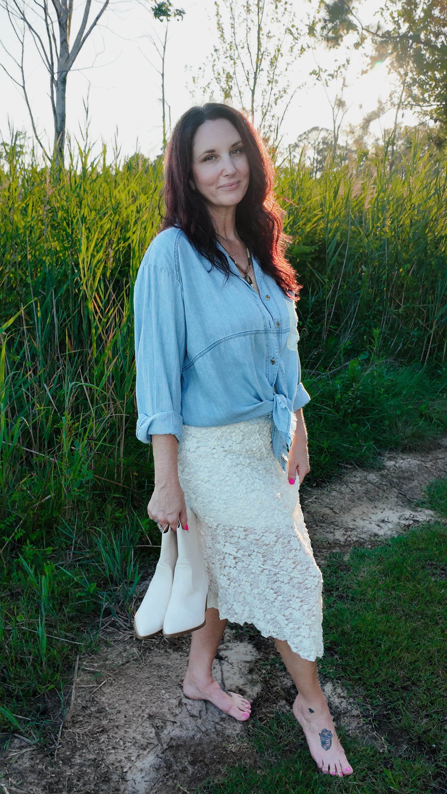 Lacey Jane Asymmetrical Skirt