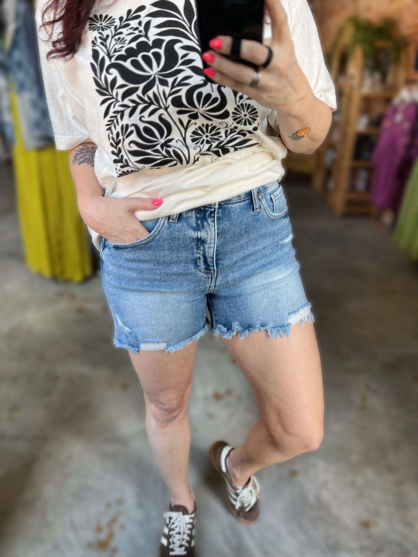 Risen High Rise Tummy Control Shorts
