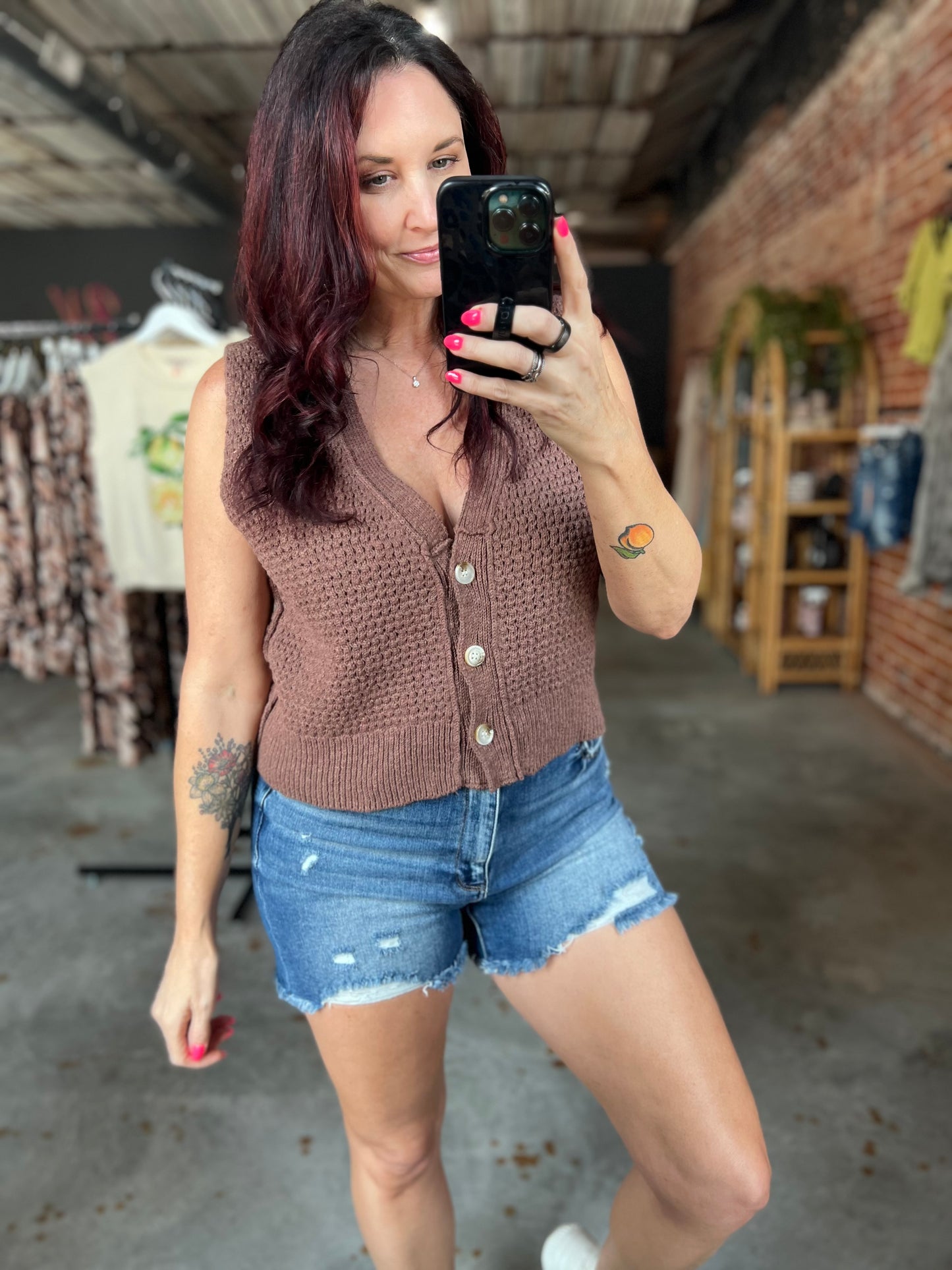 Espresso Sweater Vest