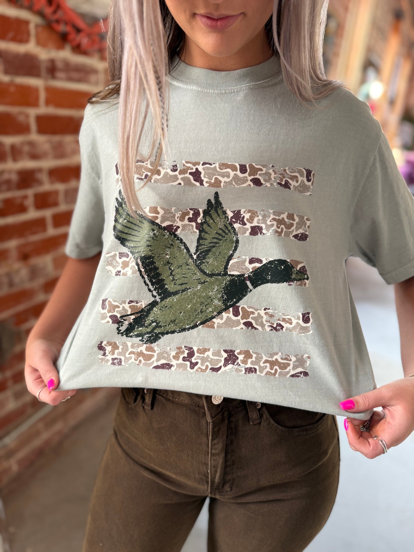 Mallard Camo Duck Tee
