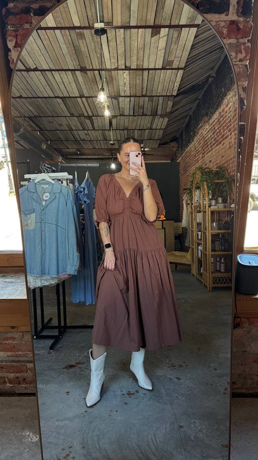 Hazelnut Midi Dress