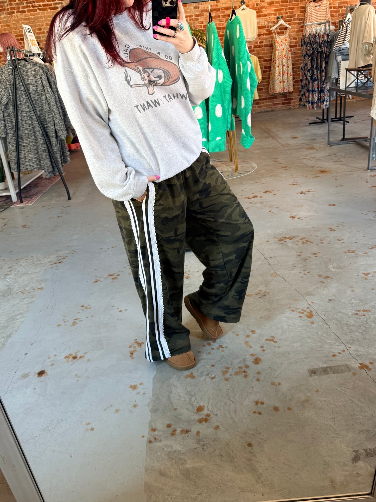 Camo Lace Sweatpants