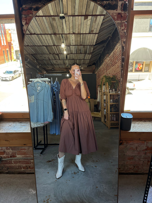Hazelnut Midi Dress