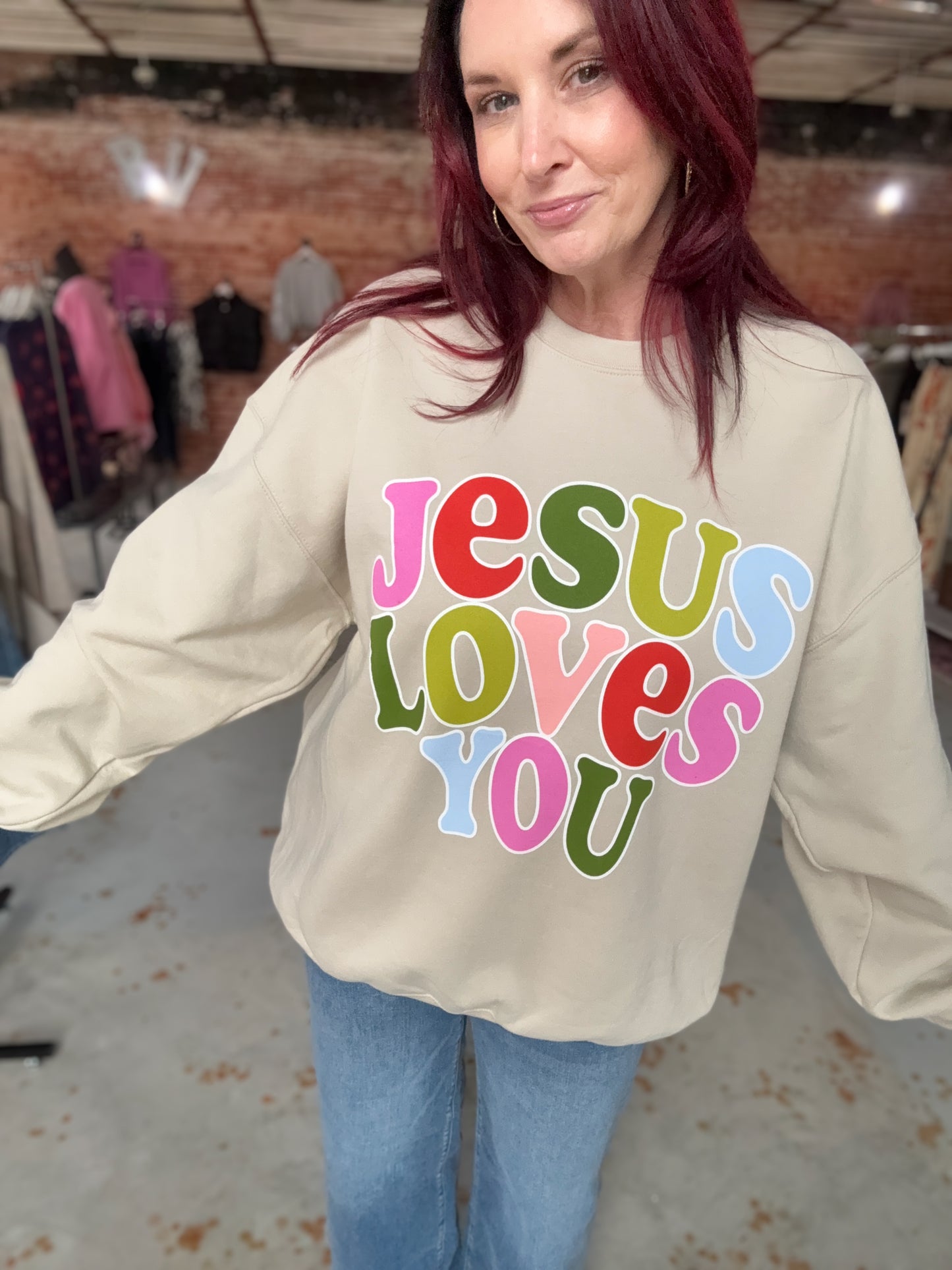 Jesus Loves You Sweatshirt