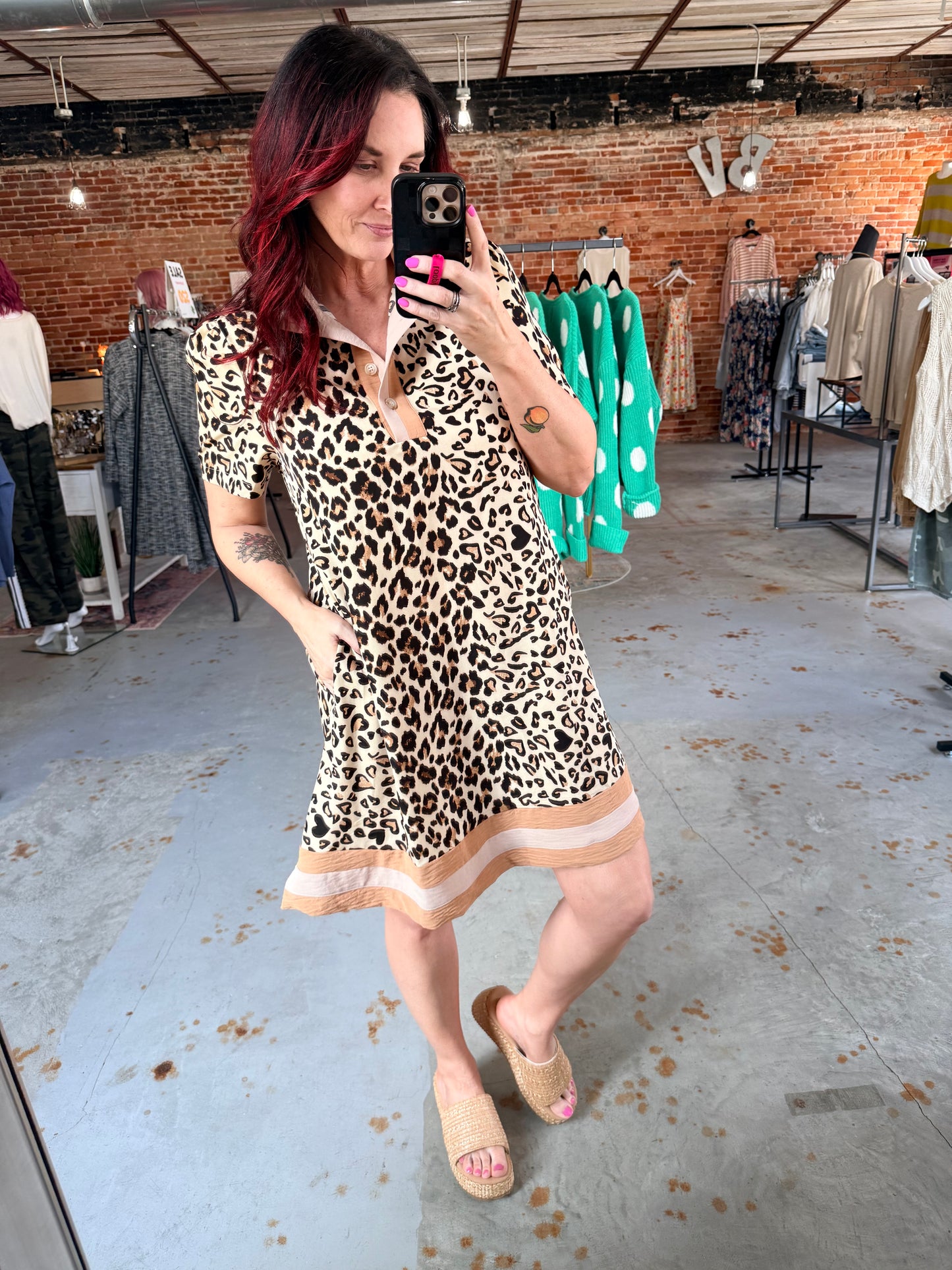 Leopard Print Dress