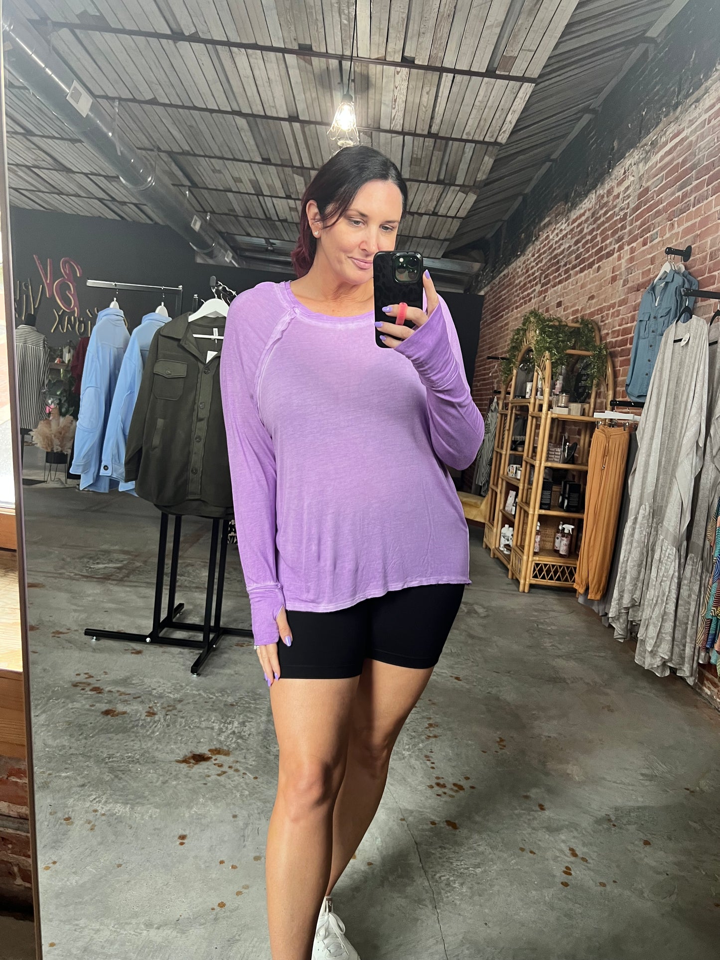 Easy Going Top - Lavender