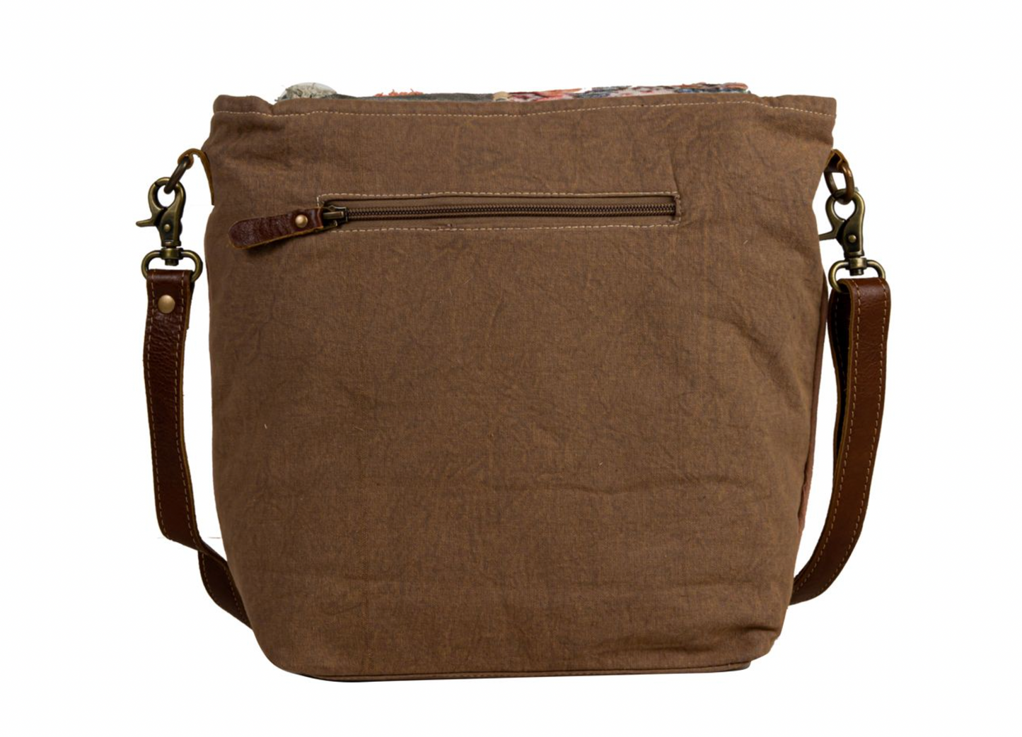 Just Like Home Accent Stitch Shoulder Bag