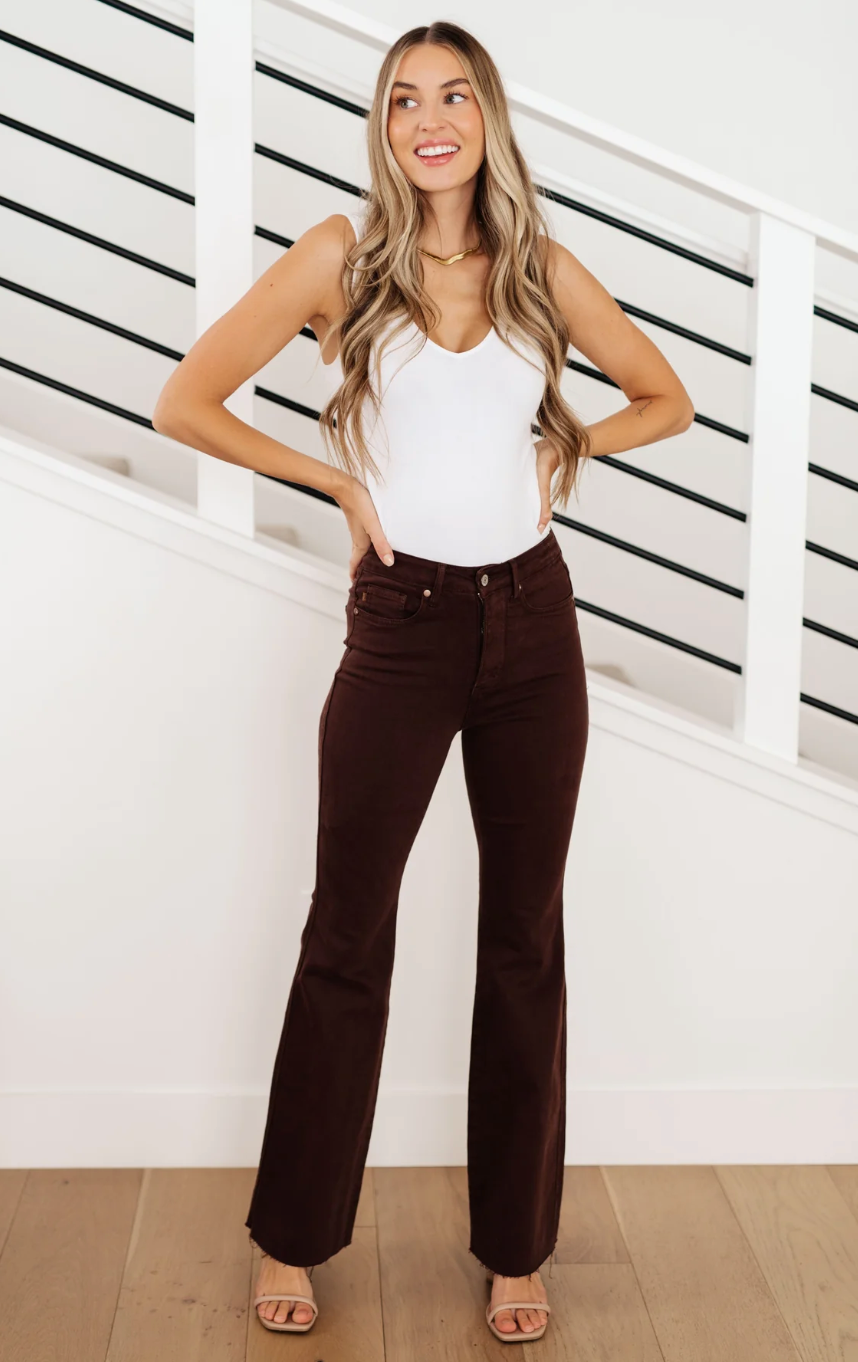 Sienna High Rise Judy Blue - Espresso