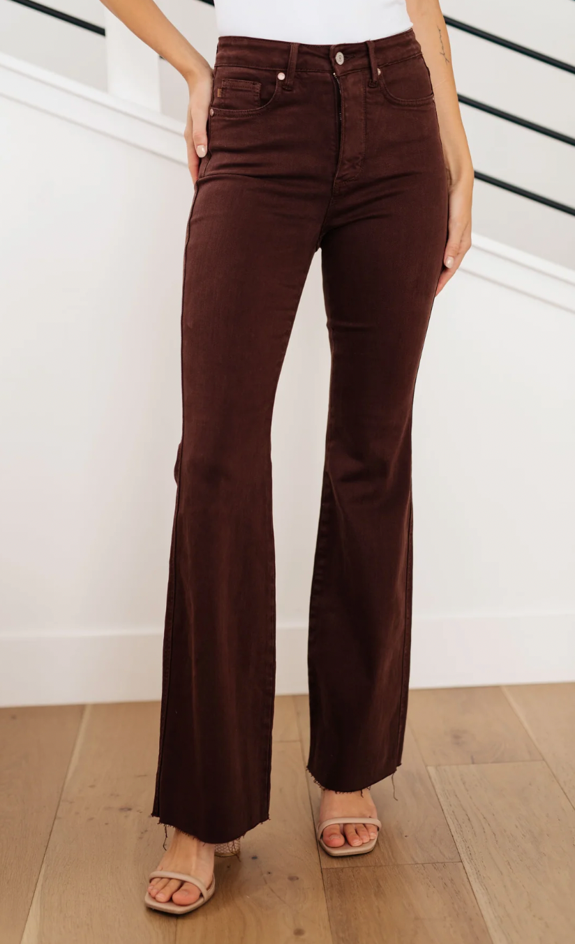Sienna High Rise Judy Blue - Espresso