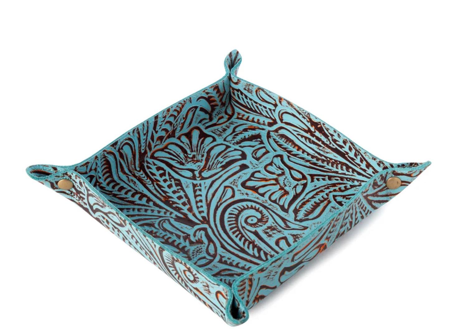 Myra Bag Copperwind Leather - Aqua