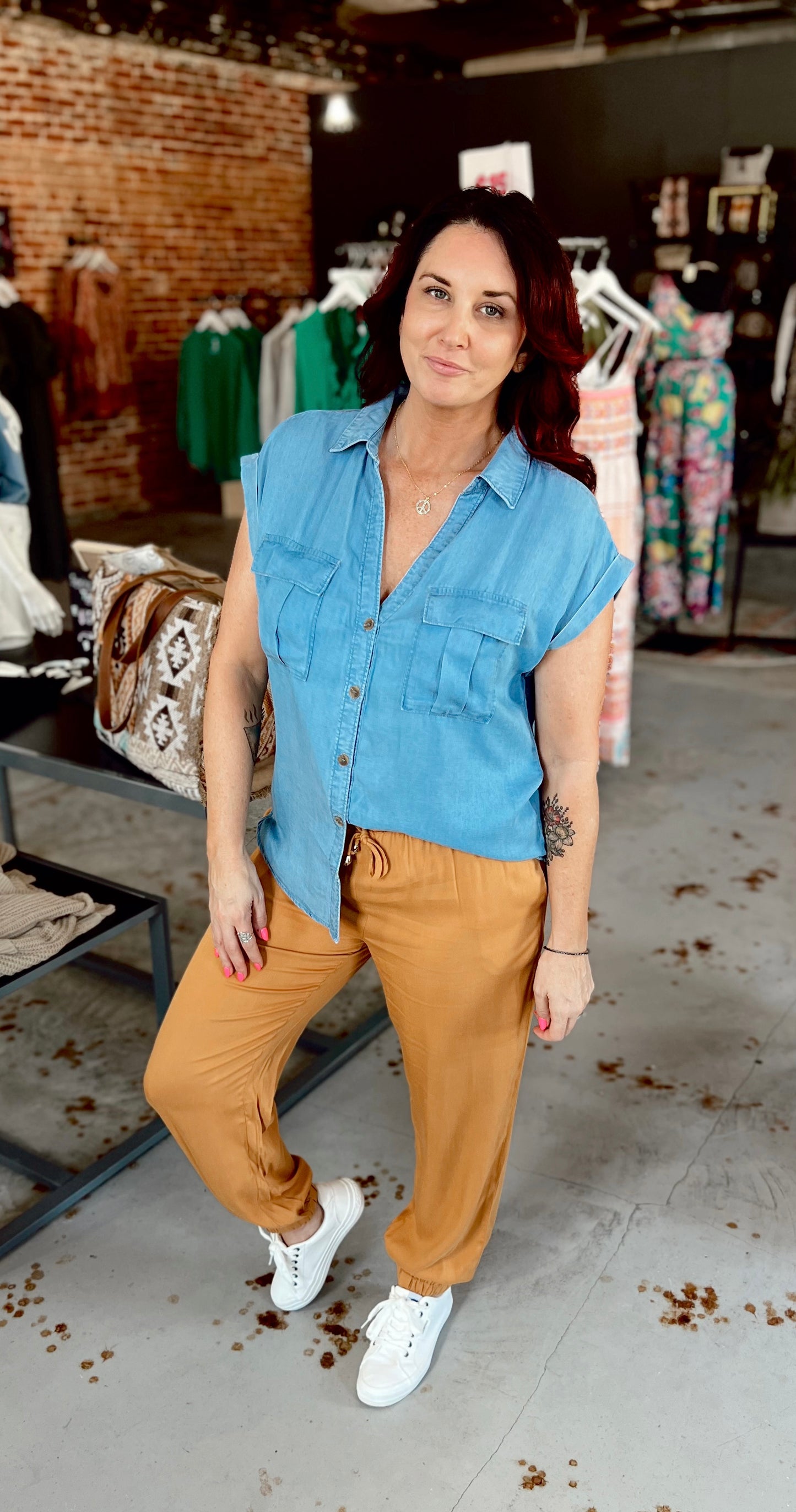 Relax Denim Top