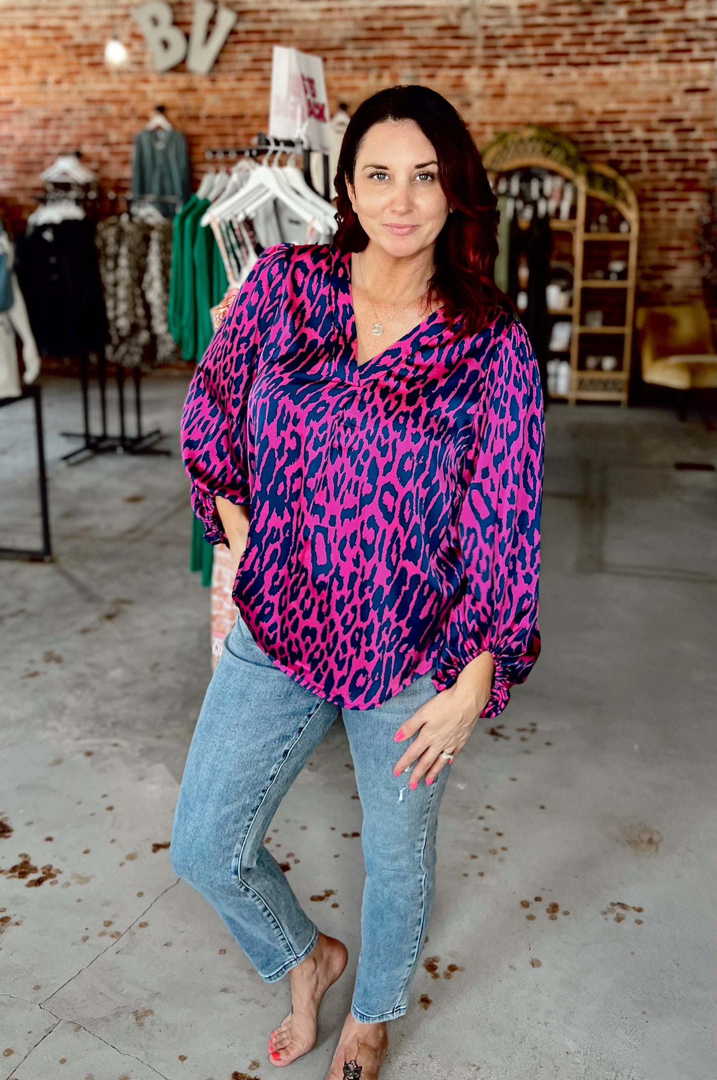 Hot Leopard Top