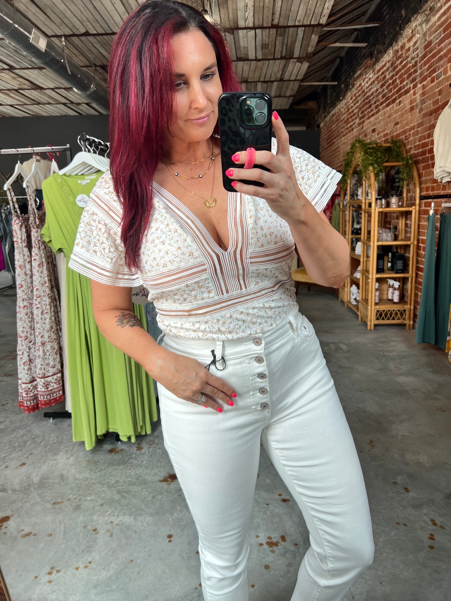 Floral Print Bodysuit