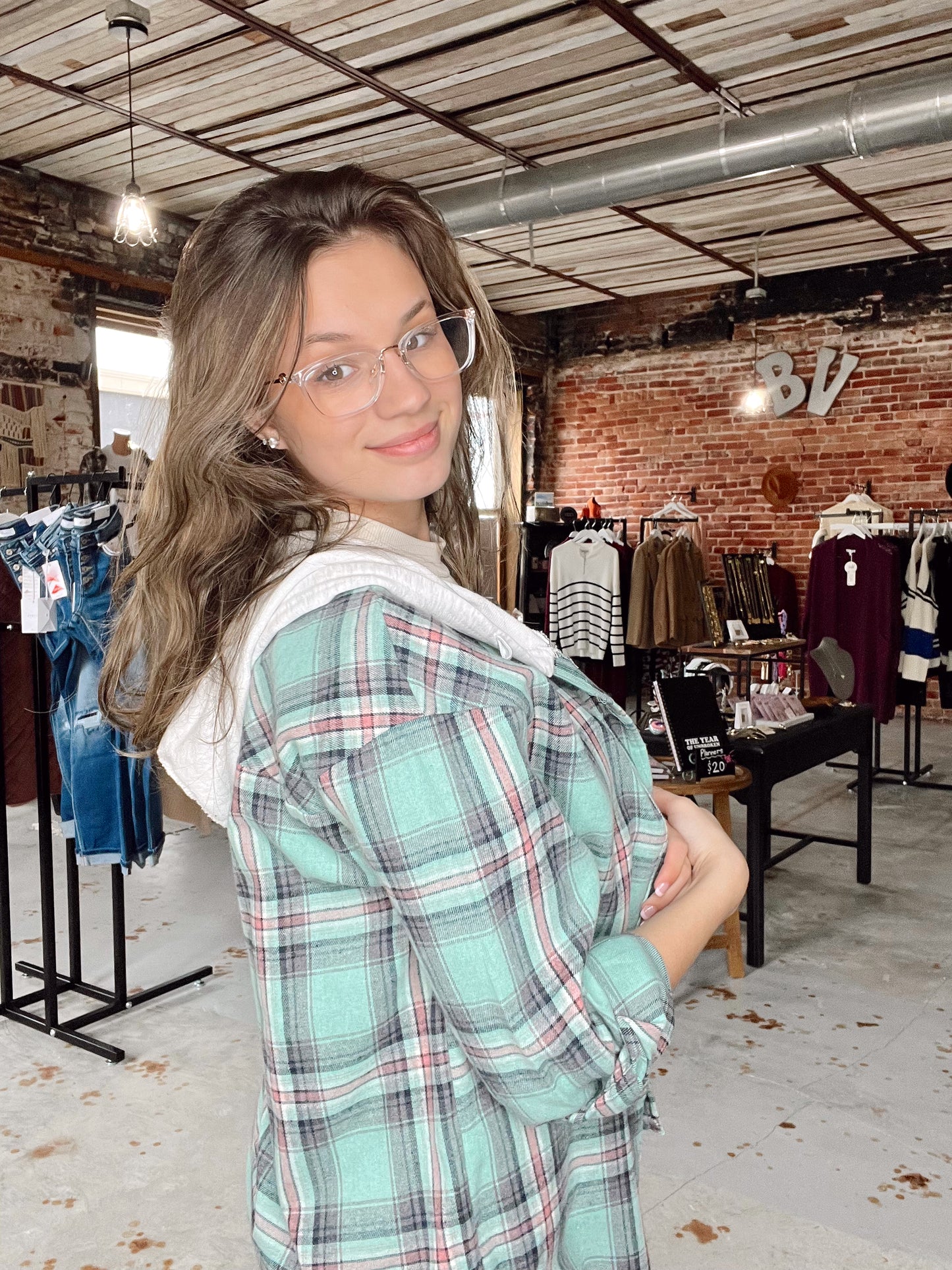 Flannel Hoodie