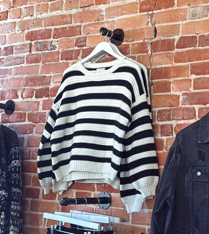 Striped Long Sleeve Sweater