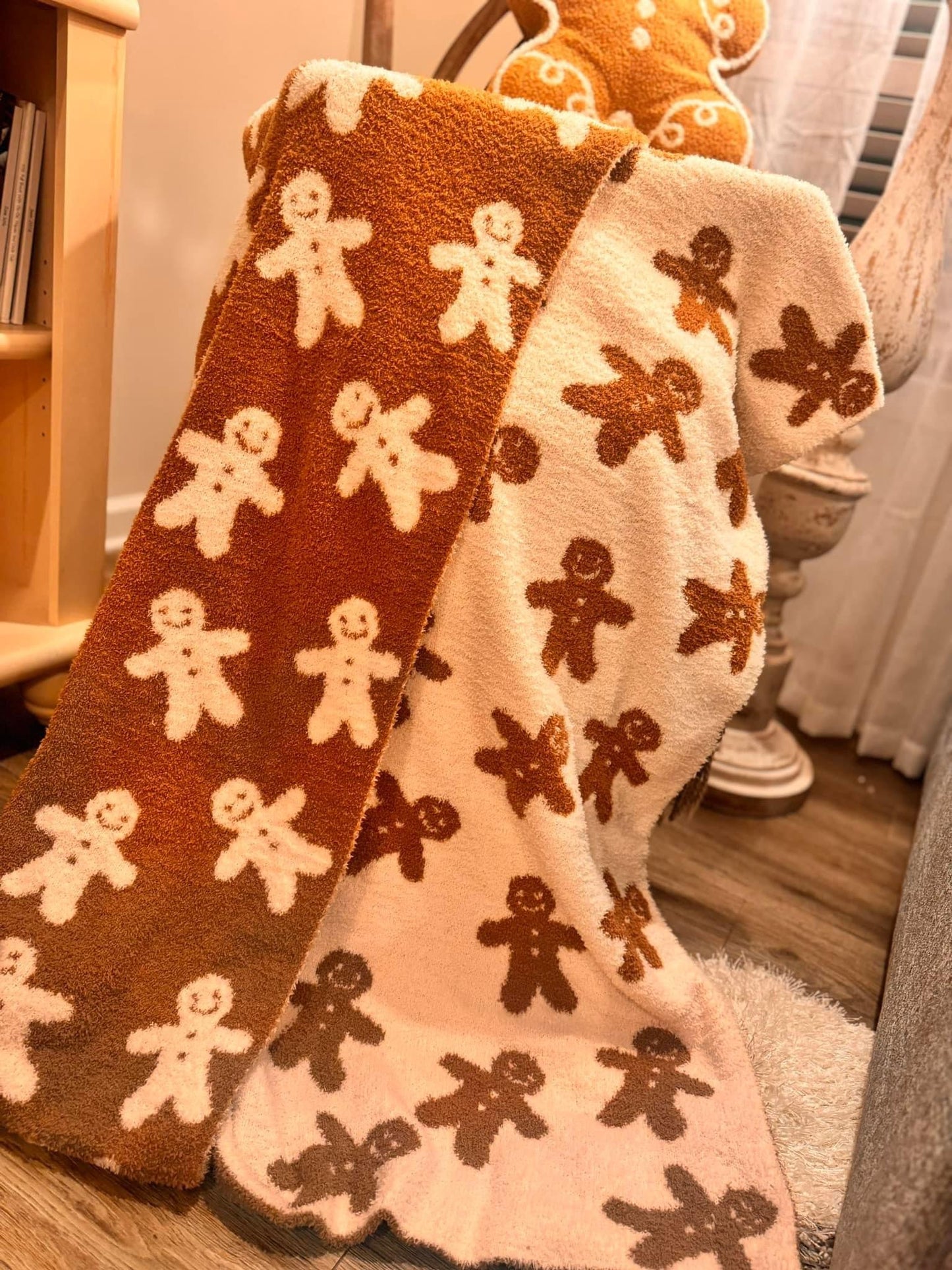 Gingerbread Man Blanket