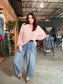 Washed Denim Pants