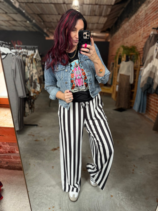 Vertical Vibes Pants - Black