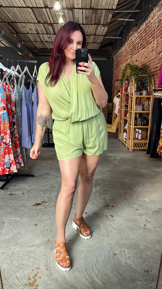 Lime Squeeze Romper
