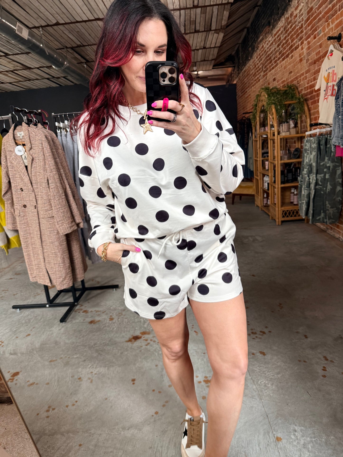 Polka Dot Short Set