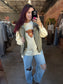 Harlow Puffer Vets - Olive