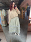 Floral Ruffle Maxi Skirt