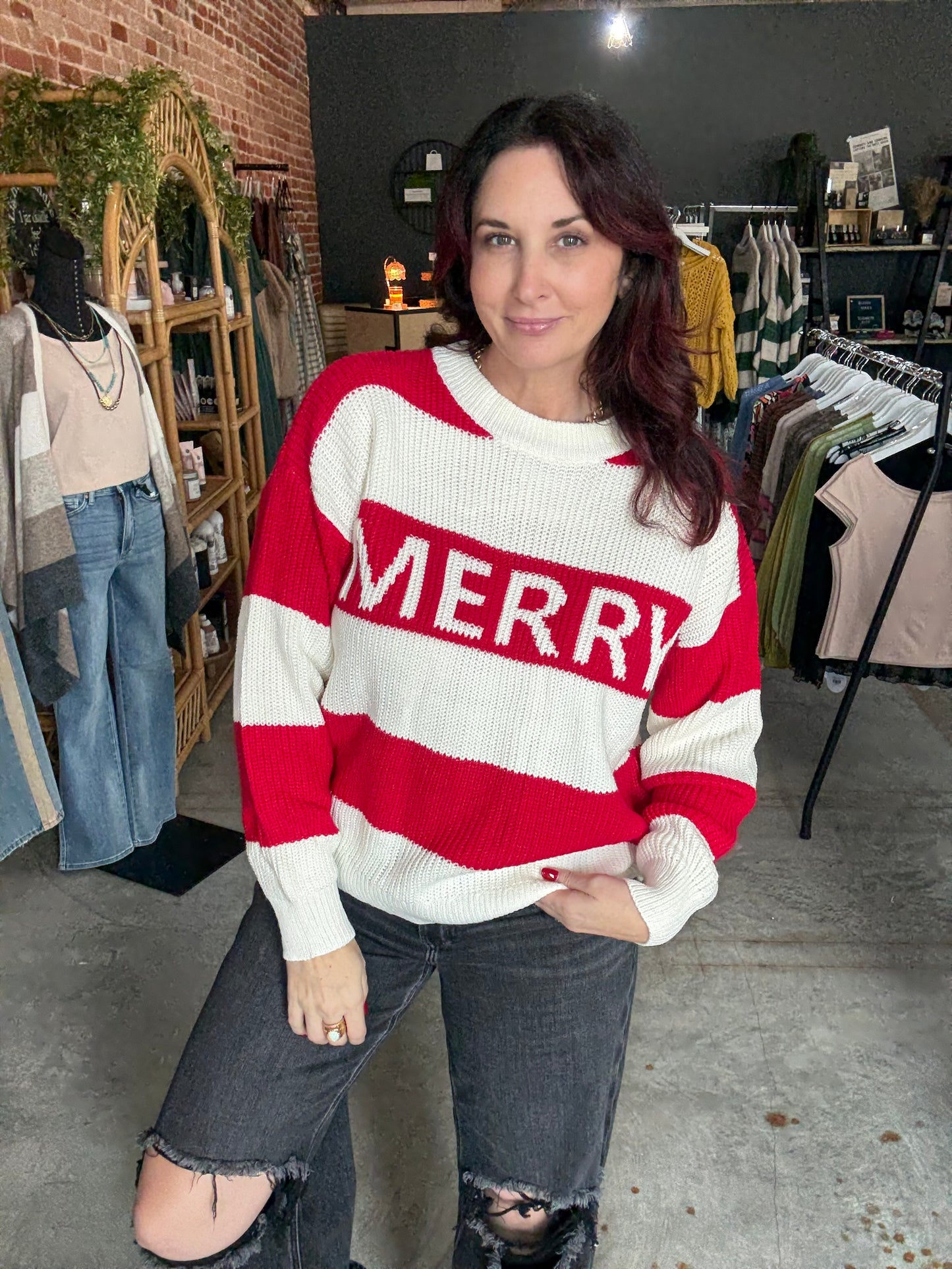 Merry Striped Sweater