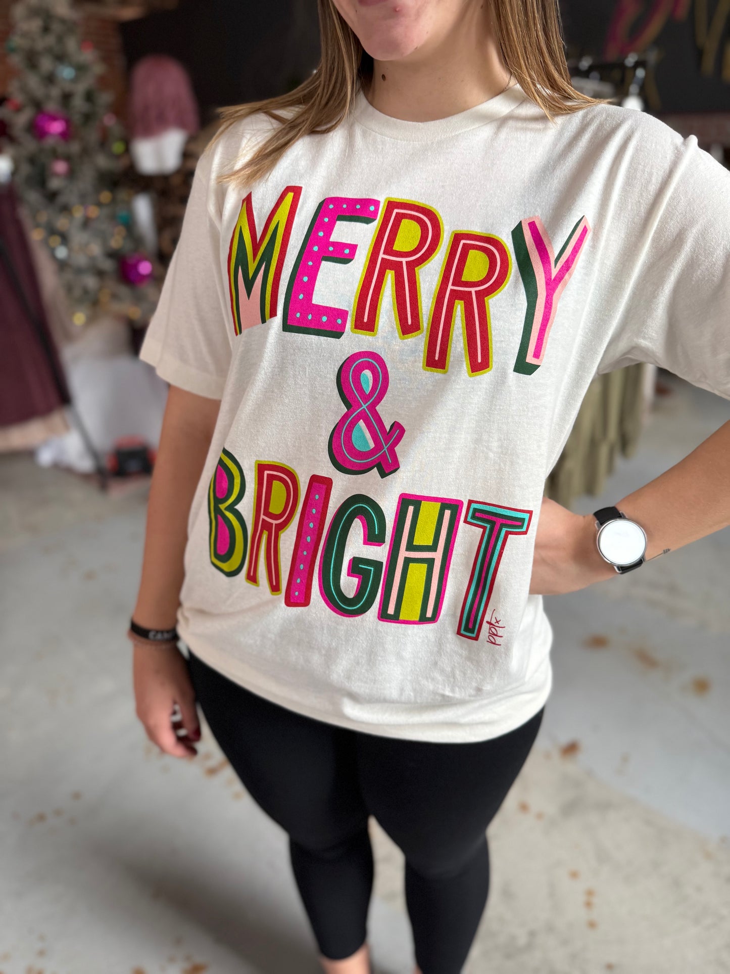 Merry & Bright Whimsy Tee