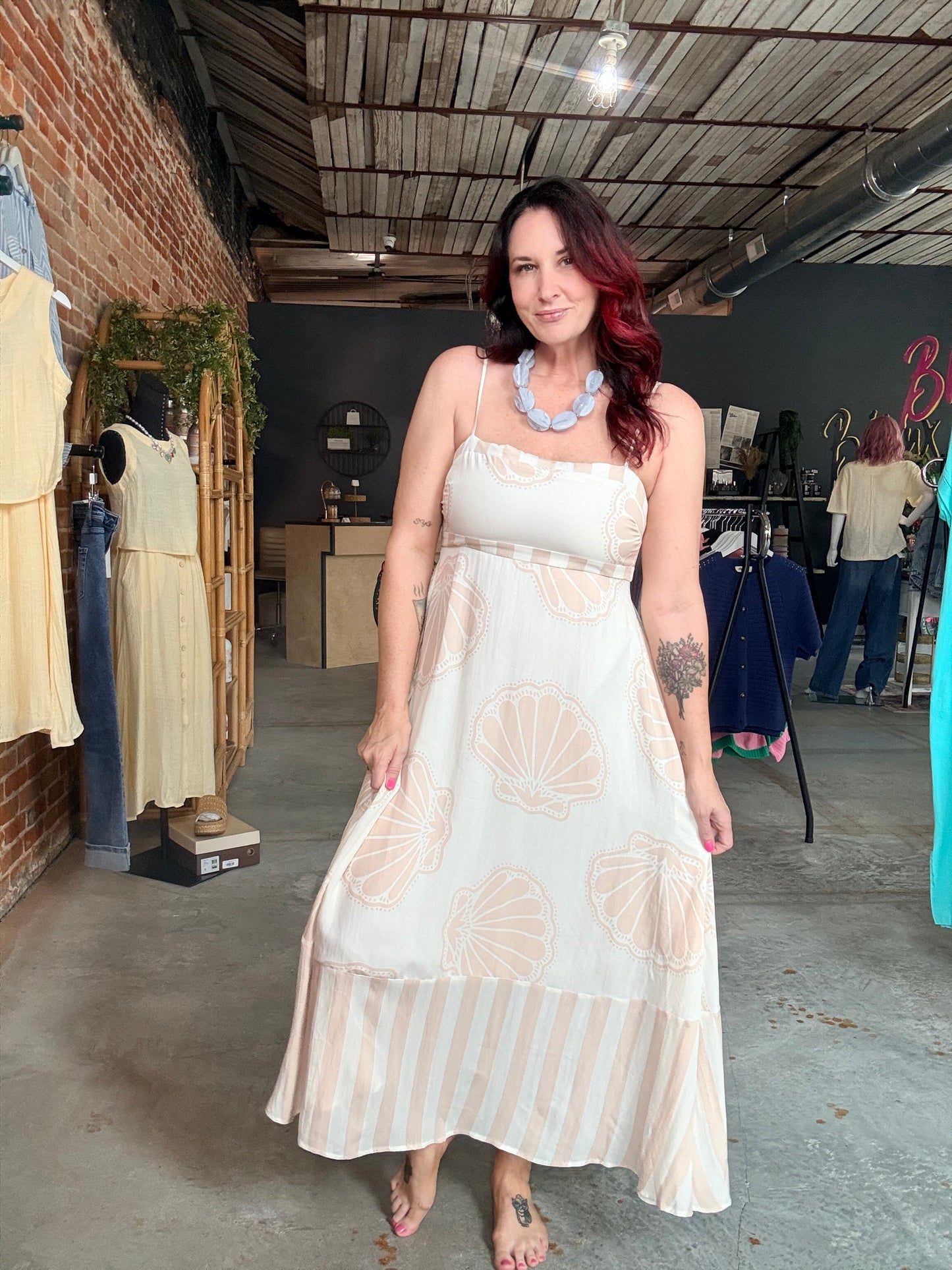 Seashell Midi Dress