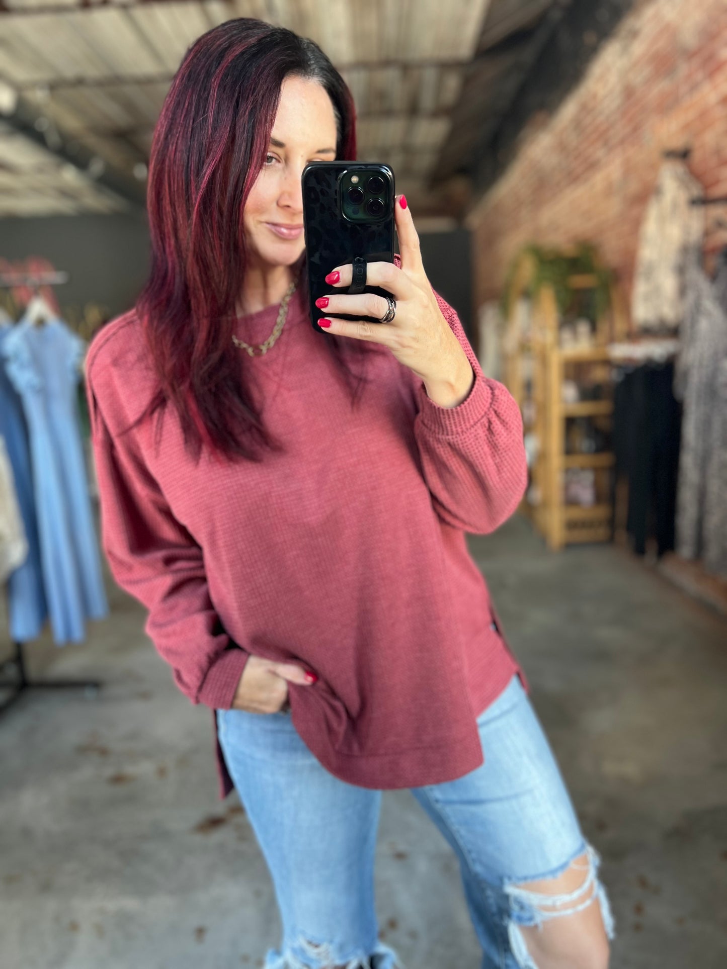 The Penny Top - Wine
