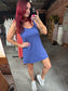 Mini Dress with Built in Romper - Marlin