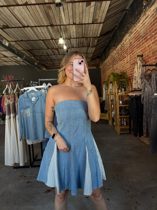 Denim Mini Dress