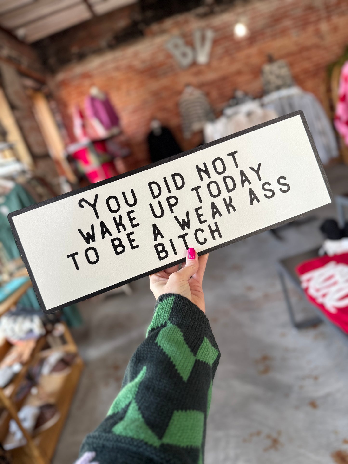 Wake Up Today Wall Decor