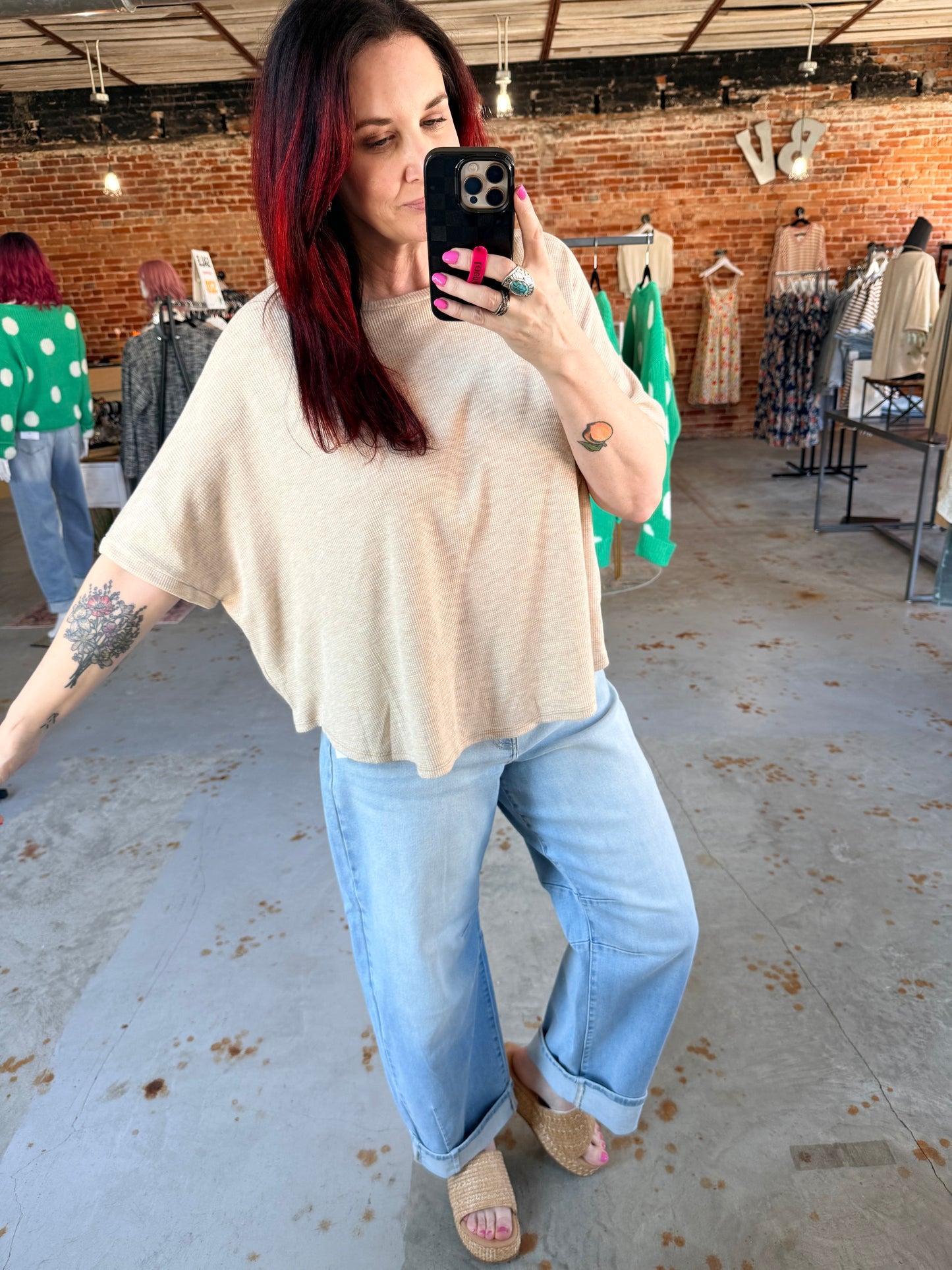 Claire Basic Top - Oatmeal