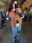 Harlow Puffer Vets - Terracotta