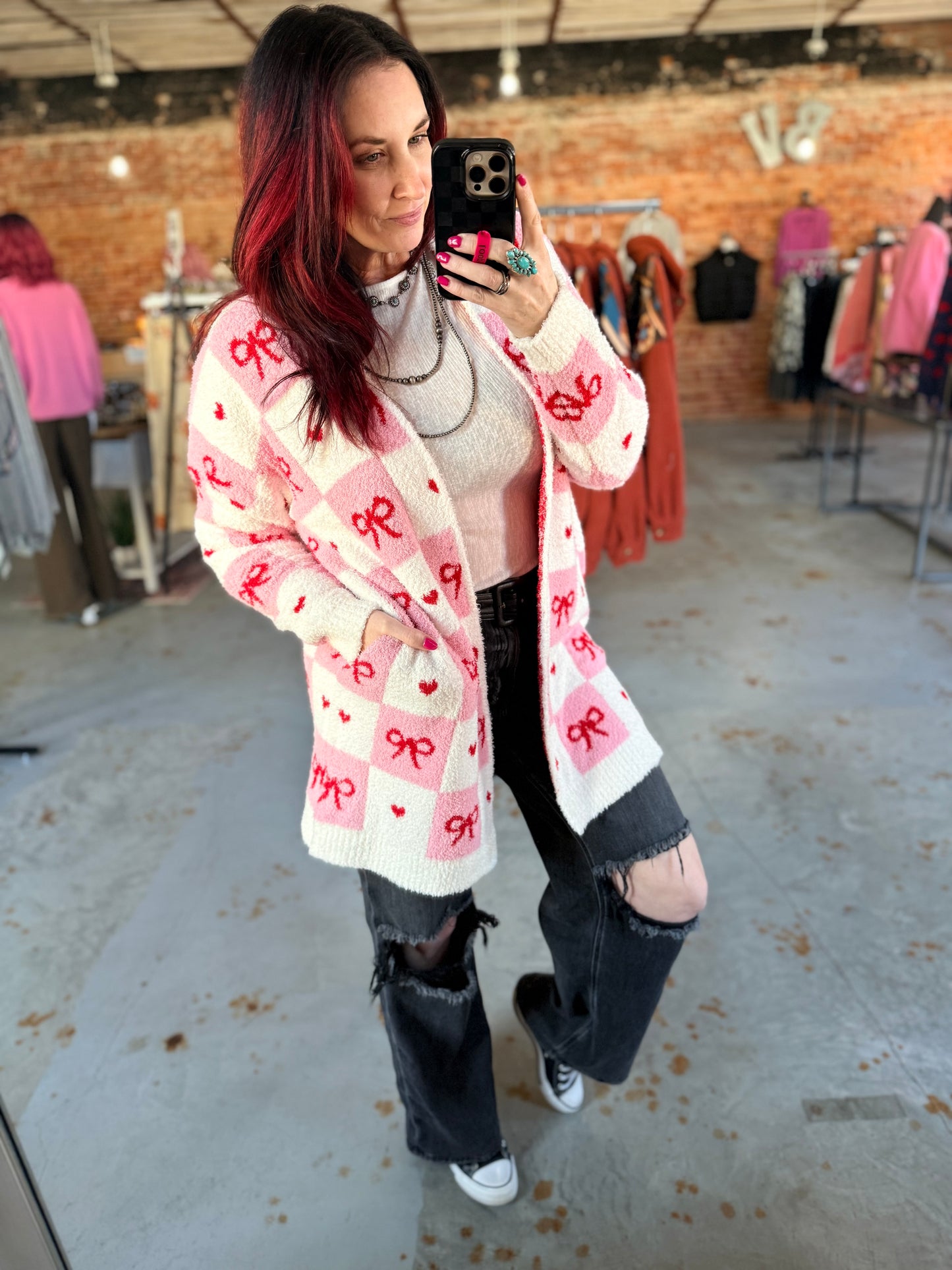 Valentine's Cloud Cardigan