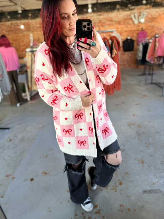 Valentine's Cloud Cardigan