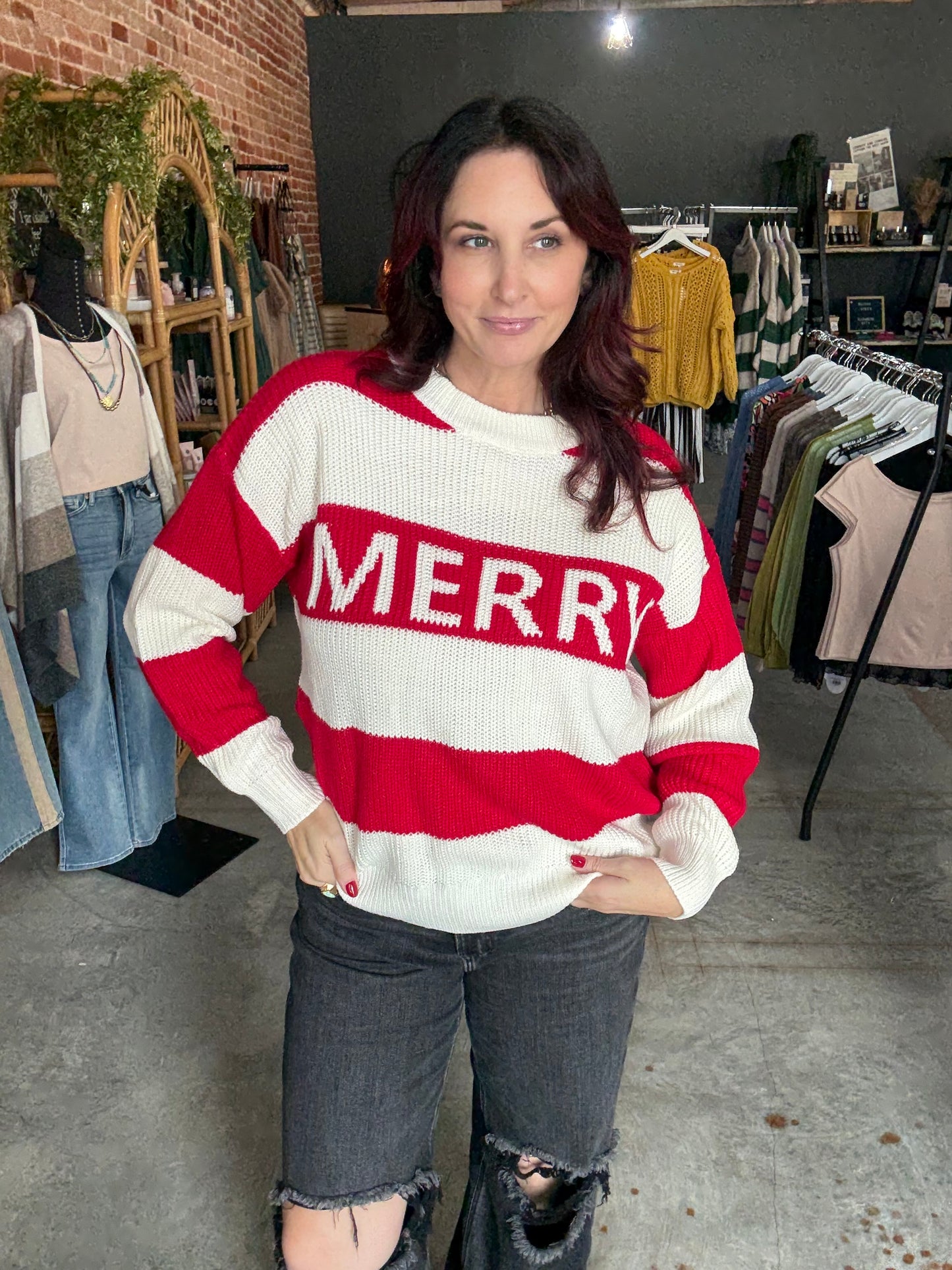 Merry Striped Sweater