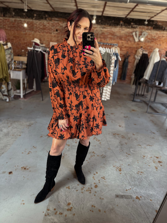 Wilder Mock Neck Dress