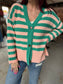 Preppy Stripes Cardigan