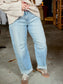 Mid Waist Barrel Leg