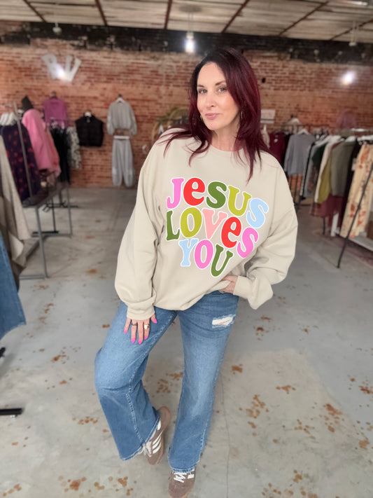 Jesus Loves You Sweatshirt