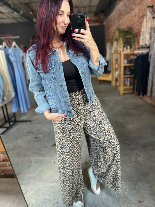 Cropped Denim Jacket