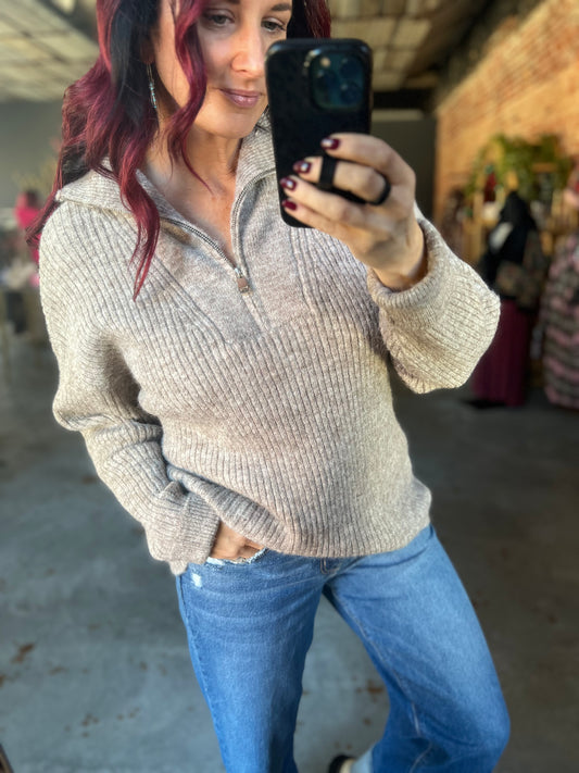 Half Zip Sweater