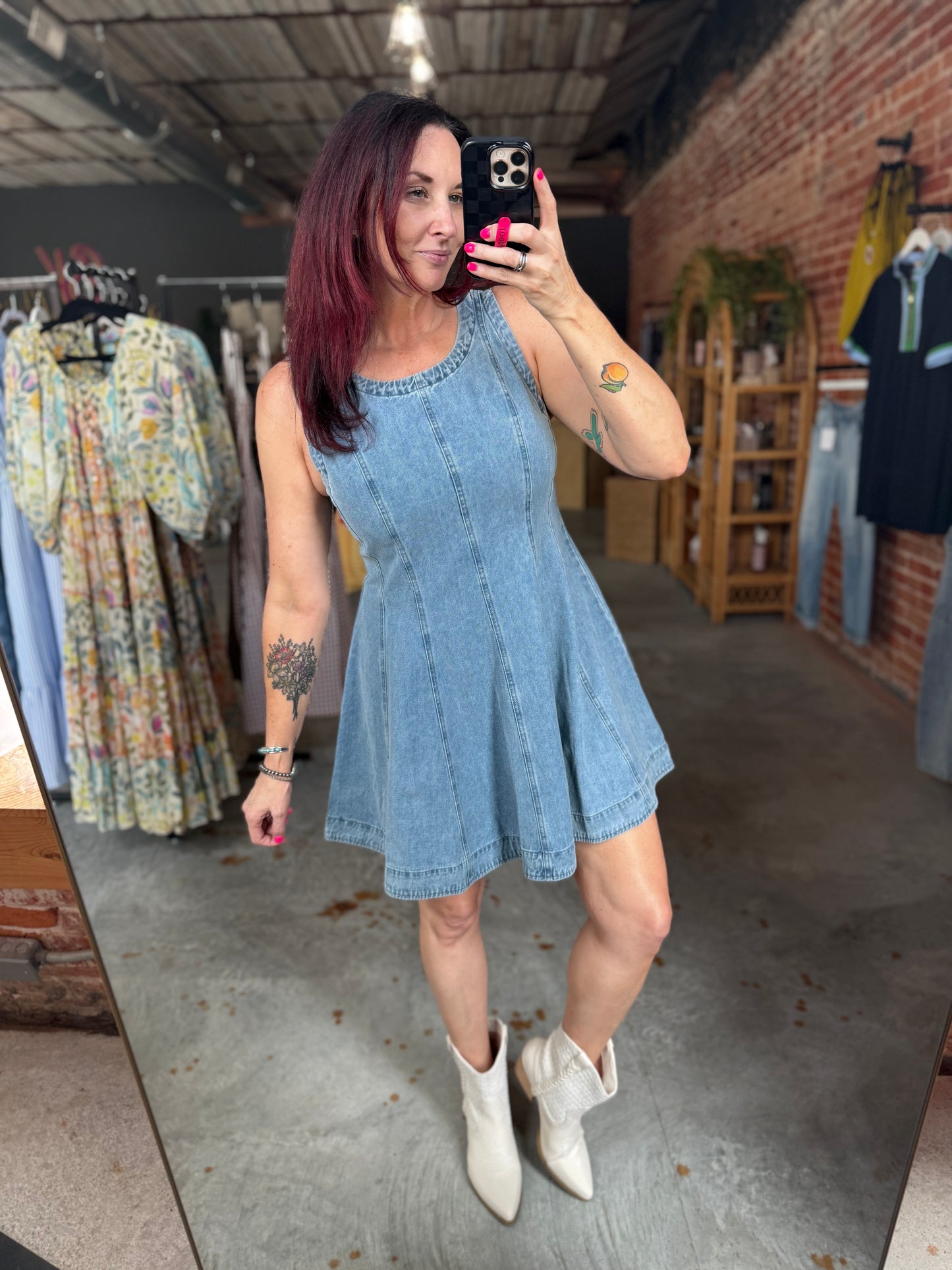 Denim Mini Dress